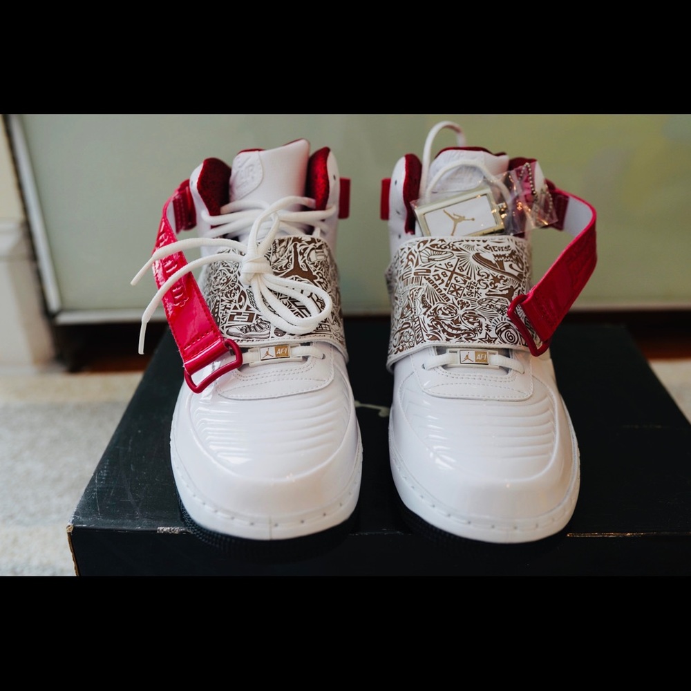 NEW Air Jordan Fusion 20 'White Varsity Red' Sz 11